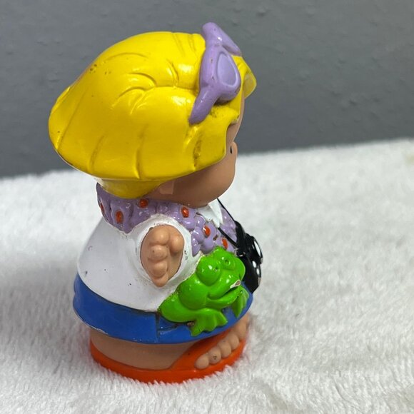 Fisher Price Little People Adventure Airlines Eddie Vacationer Camera Tourist - Picture 4 of 5